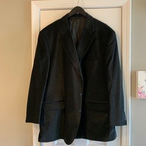 Synrgy Textured Black Sports Coat Jacket Blazer Men’s 54R Big & Tall